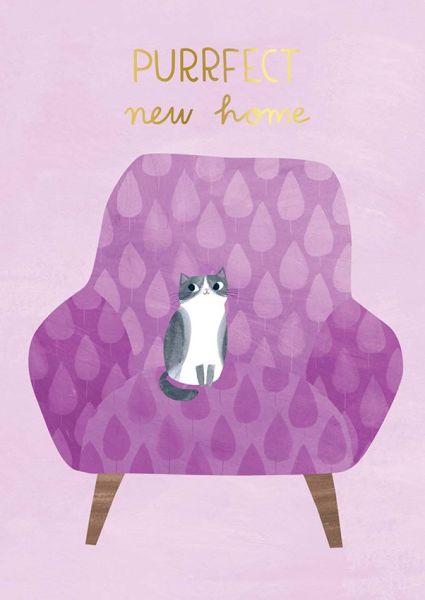 Foil Card-New Home Cats