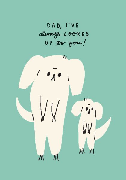 Card-Dog And Puppy