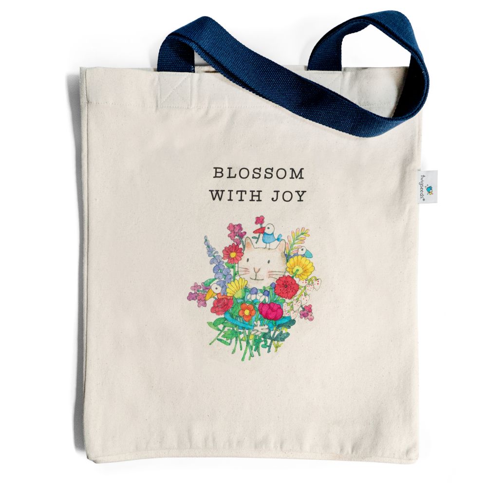 Large Tote Bag-Blossom