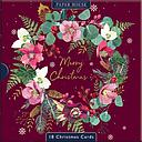 Card Pack-Year In Garden Wreath & Foliage