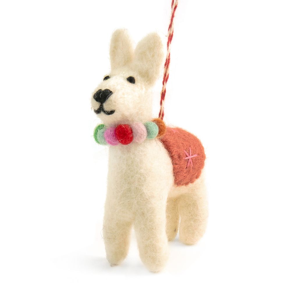 Charity Decoration-Felt Lily Llama