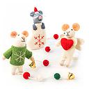 Mobile-Felt Merry Mice