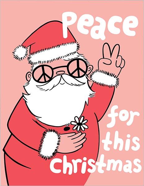 Card-Peace Santa