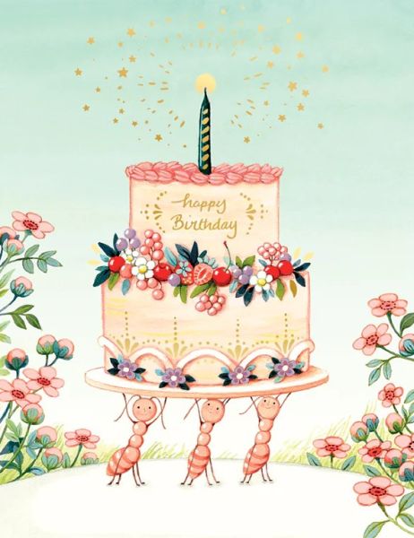 Foil Card-Ants Birthday