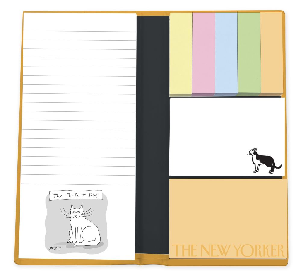 Notepad & Sticky Folio-Cats
