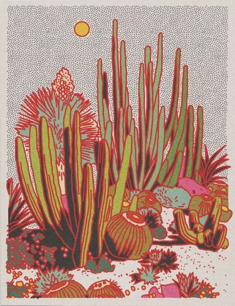 Card-Cactus Scene