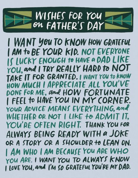 Father's Day Card-Wishes For You