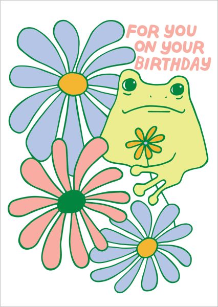 Card-Bday Frog