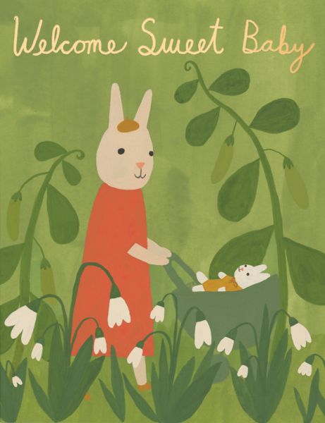 Foil Card-Sweet Bunny