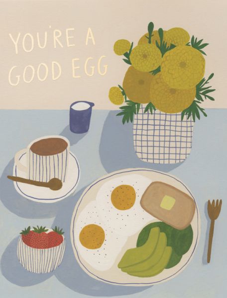 Foil Card-You're A Good Egg