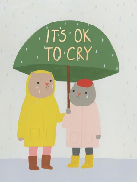Foil Card-It's Ok To Cry