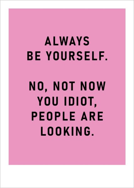 Card-Always Be Yourself