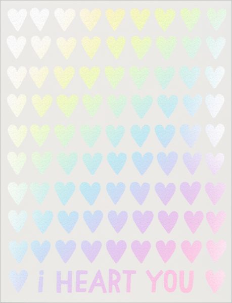 Foil Card-Lots of Hearts