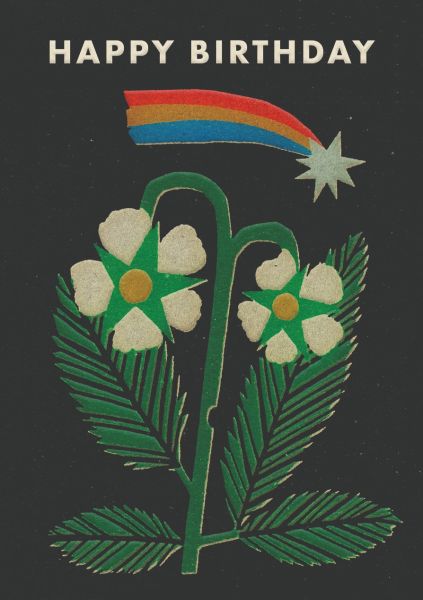 Card-Rainbow Birthday