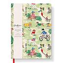 A5 Premium Soft Cloth Cover Thick Notebook-Dogs in the Park