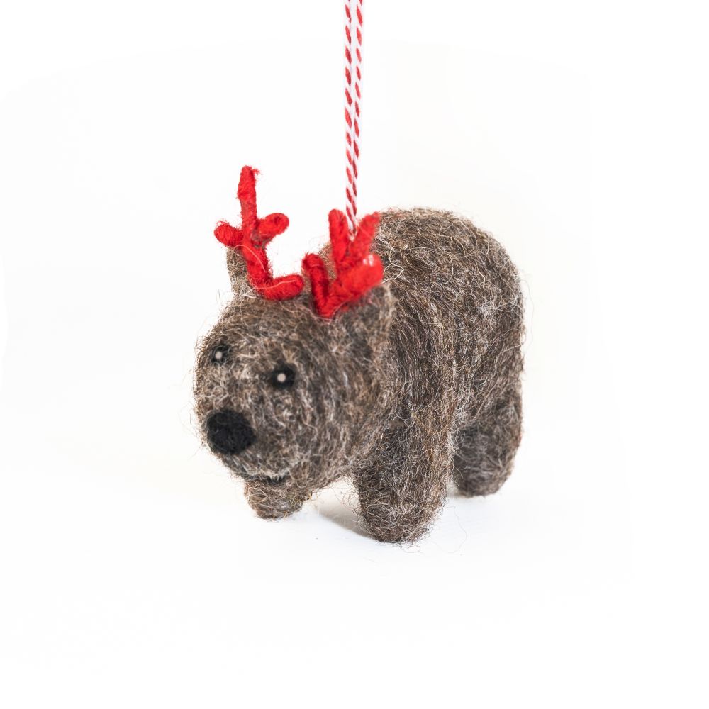 Charity Decoration-Felt Wombat Wally