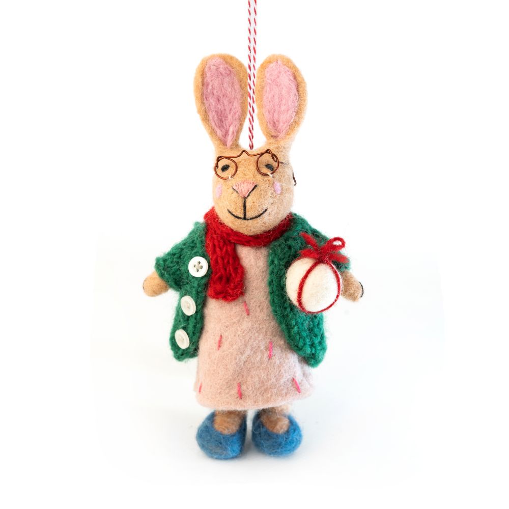 Decoration-Felt Babushka