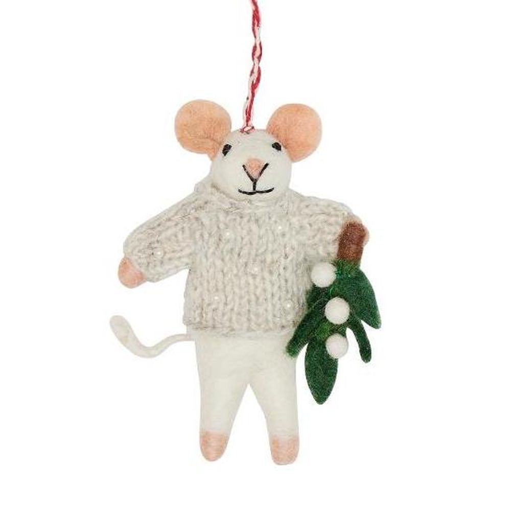 Decoration-Felt Mouse Mabel