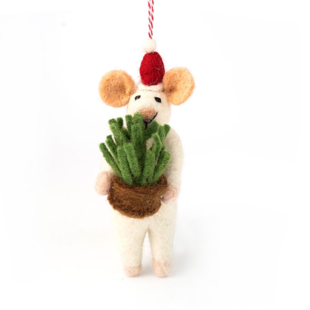 Charity Decoration-Felt Mouse Mason