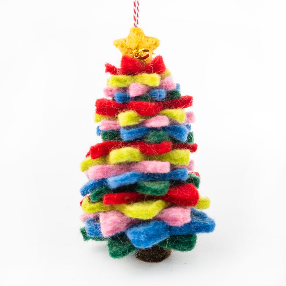 Decoration-Felt Tree Colourful