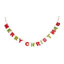 Decoration-Felt Green Red Beads and Balls Bunting