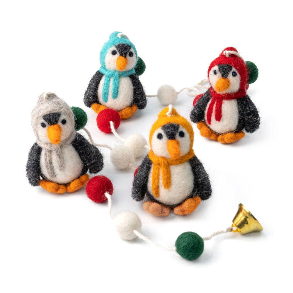 Mobile-Felt Penguin Party