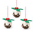 Charity Decoration Set-Felt Figgy Puddings