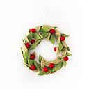 Wreath Small-Felt Leaves and Berries