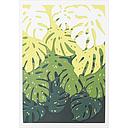 Layered Die-cut Card-Monstera