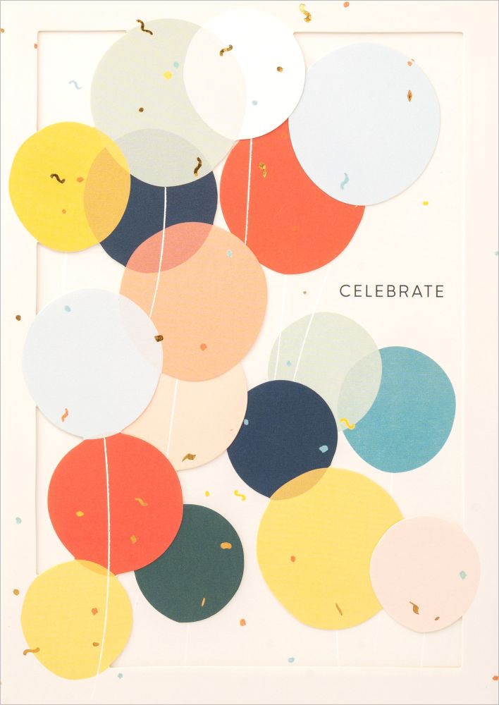Layered Die-cut Card-Balloons