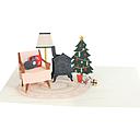3D Pop-up Card-Festive Room