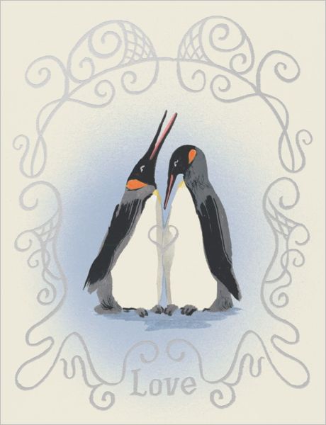 Foil Card-Penguin Love