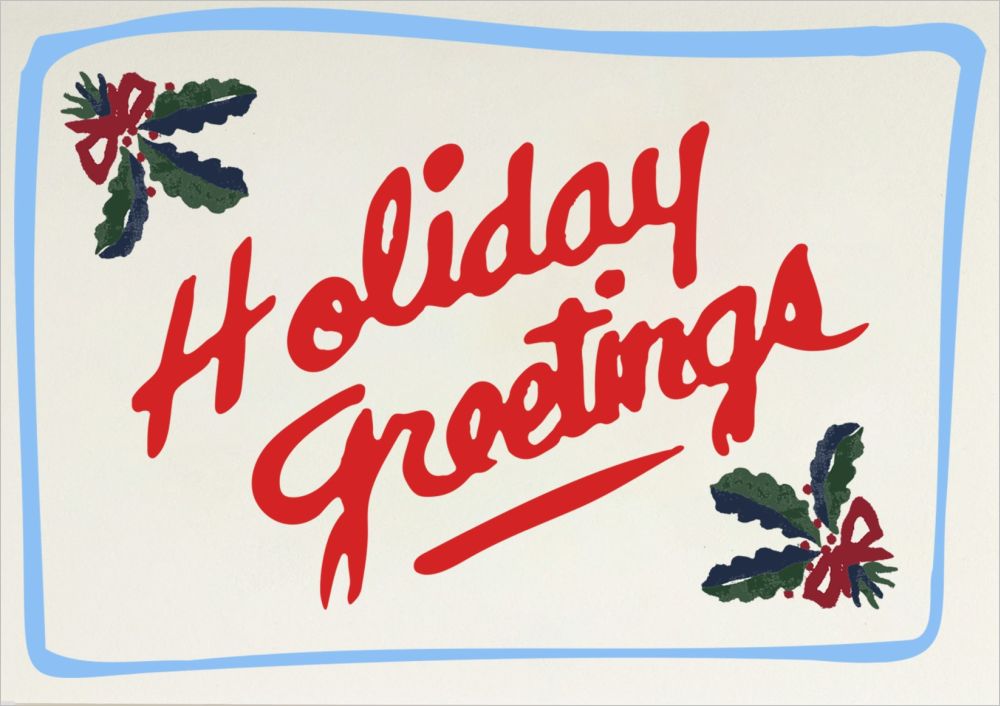 Mini Card-Holiday Greetings