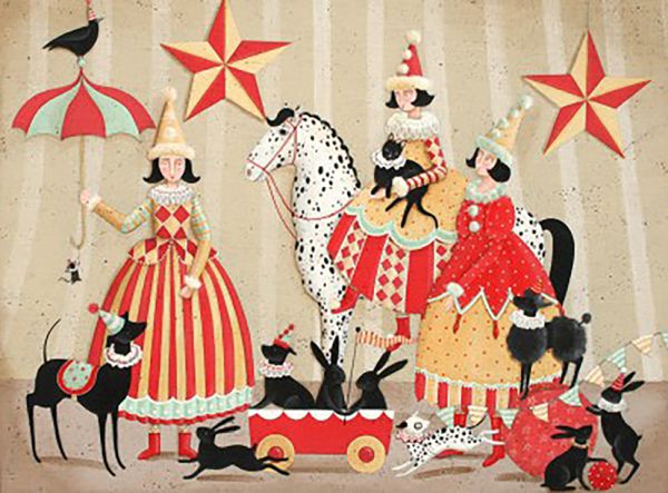 Card Pack of 6-Circus Circus