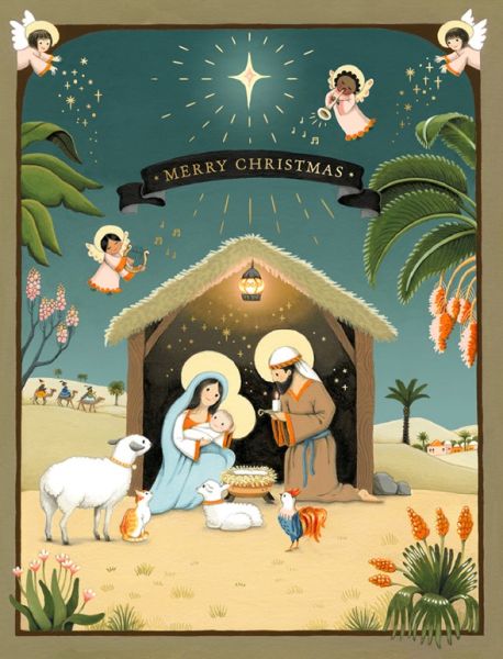 Foil Card-Nativity Christmas