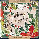 Boxed Card Pack of 12-Christmas Floral