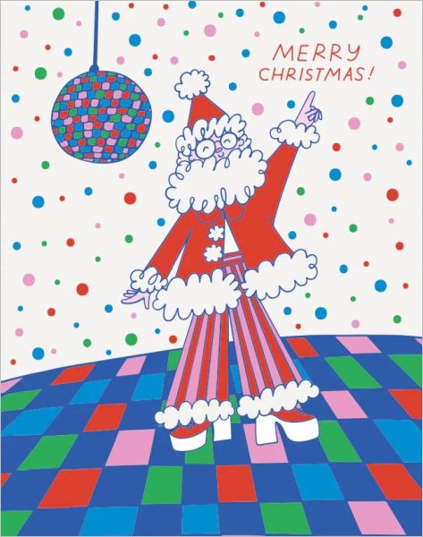 Card-Disco Santa