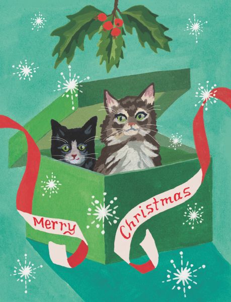Card-Meowy Christmas