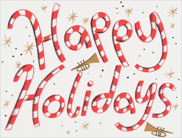 Card-Candy Cane Holidays