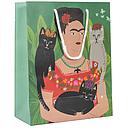 Gift Bag Large-Frida and Her Catlo's