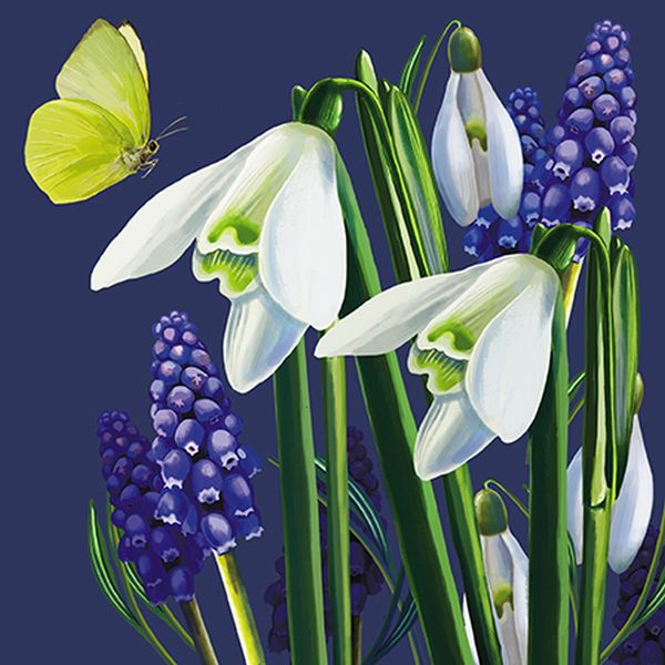 Embossed Card-Lillies