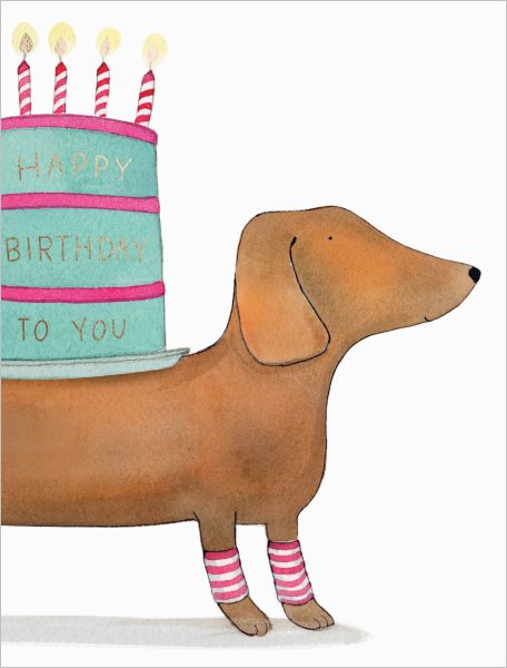 Foil Card-Slinky Dog  Birthday