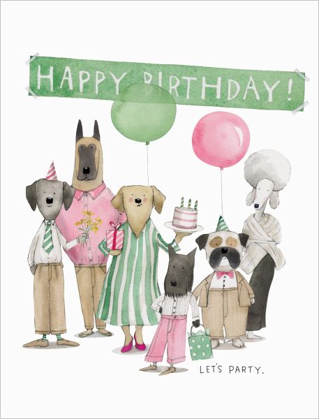Card-Dog Party Birthday