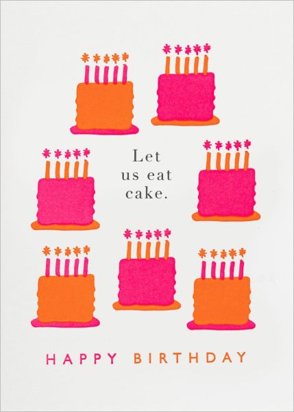 Card-Bright Birthday Cakes