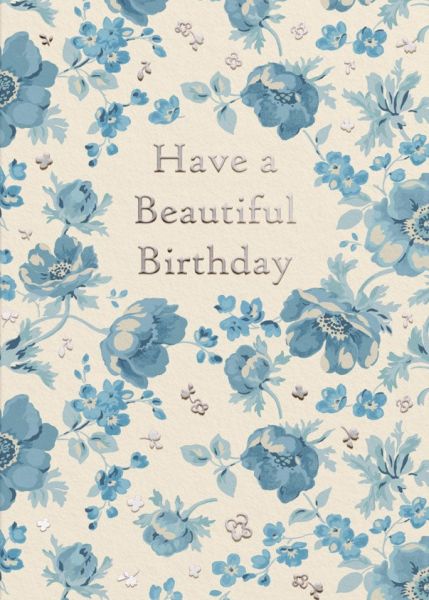 Cath Kidston Card-Beautiful Blue Anenome