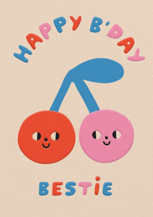 Card-Happy Birthday Bestie