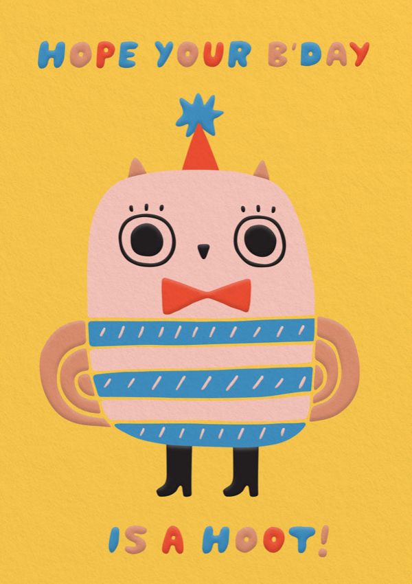 Card-Hope Your Birthday Is A Hoot