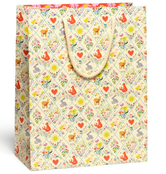 Gift Bag Large-Woodland Critters