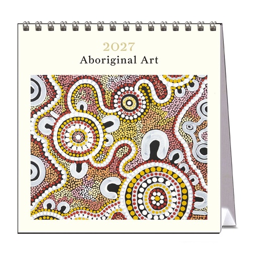 [B-VE-D27-AA-D] Vevoke Desk Calendar-Aboriginal Art
