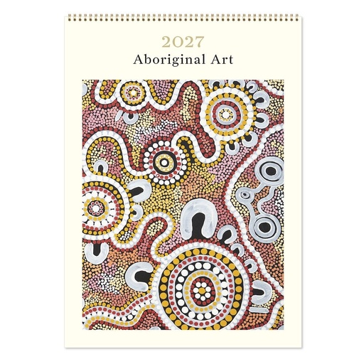 [B-VE-D27-AA-M] Vevoke Medium Calendar-Aboriginal Art